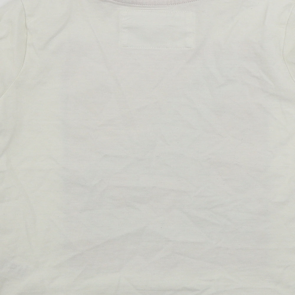 TU Boys White Basic T-Shirt Size 5 Years