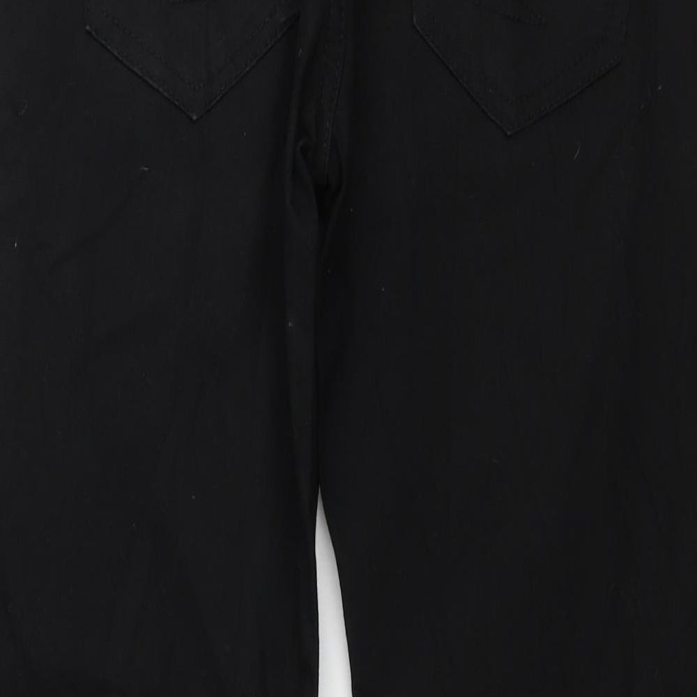 Preworn Womens Black Skinny Jeans Size 10 L23 in