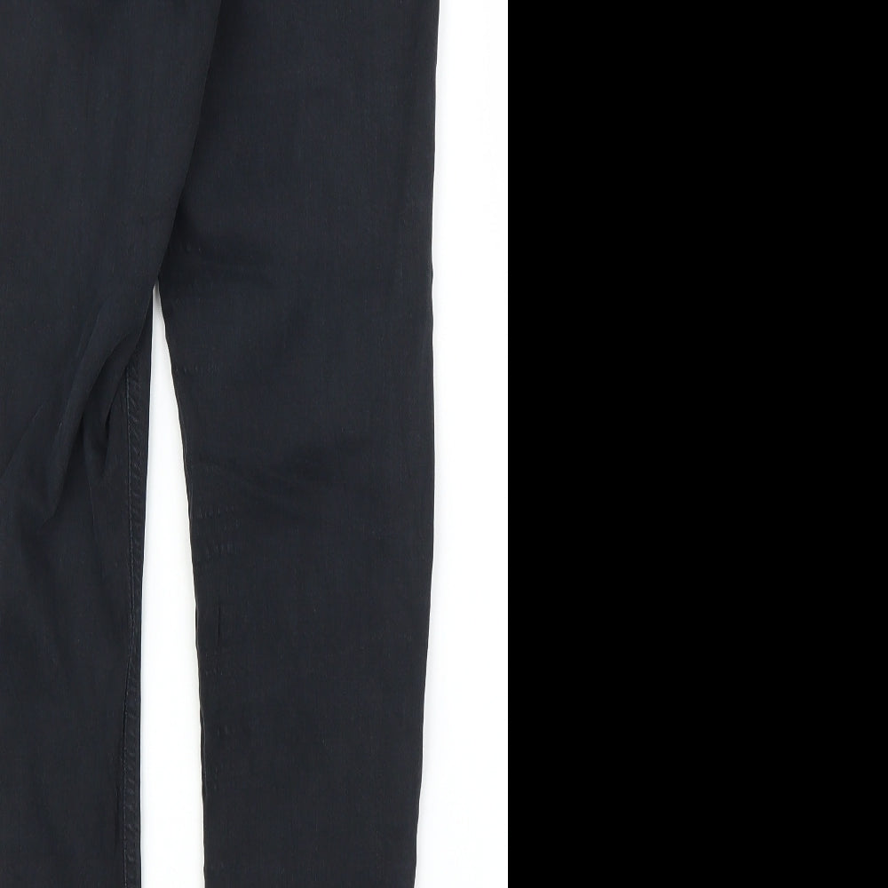 Topshop Womens Black Denim Skinny Jeans Size 26 in L25 in