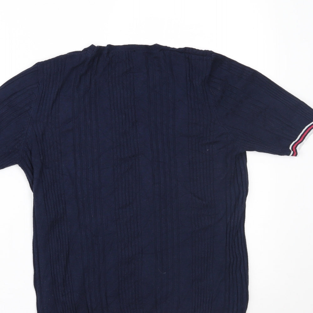 Marks and Spencer Womens Blue Basic T-Shirt Size 14