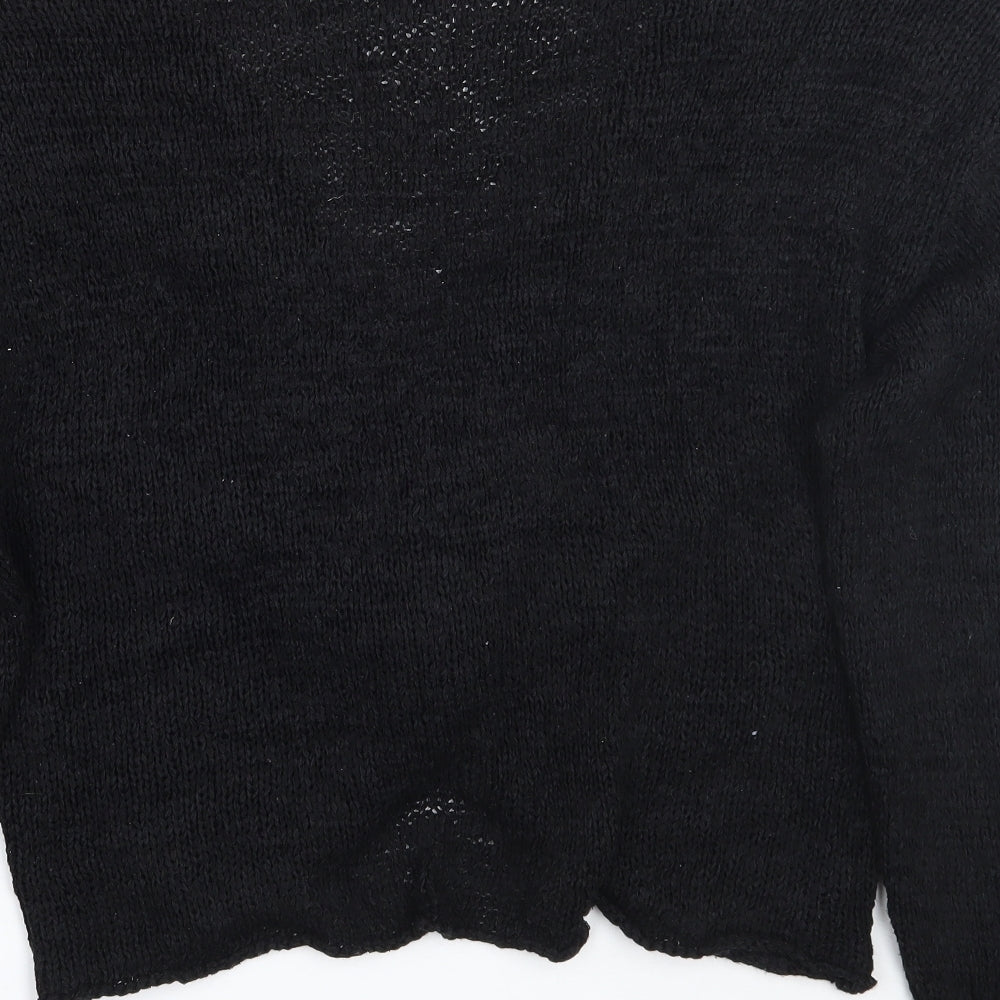 H&M Womens Black Pullover Jumper Size M