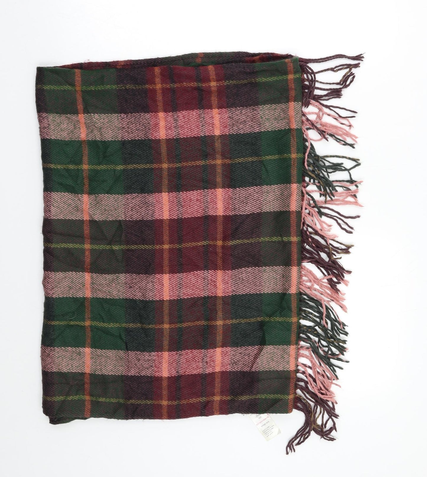Peacocs Womens Purple Check Shawl/Wrap