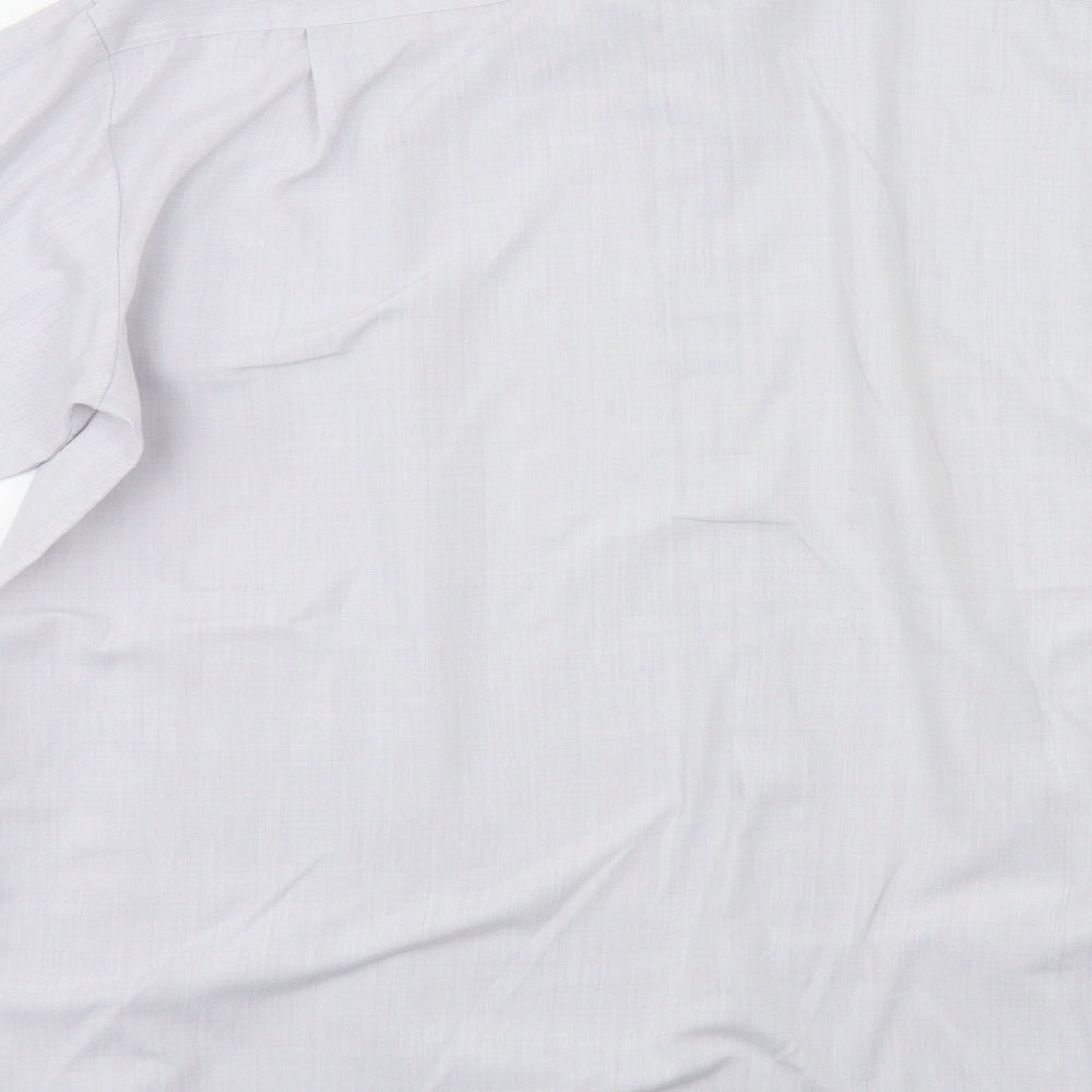 Debenhams Mens Grey Dress Shirt Size 16.5