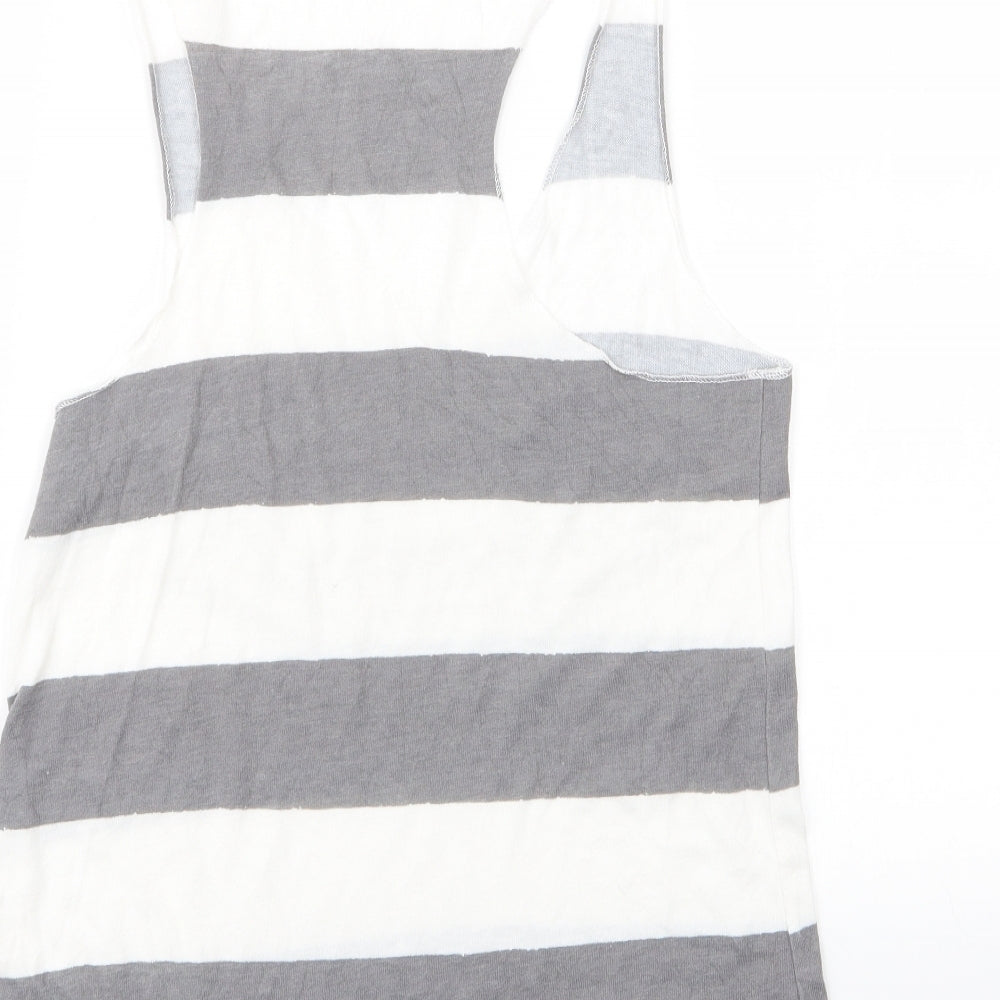 Humbolt Womens Multicoloured Striped Basic T-Shirt - Humbolt