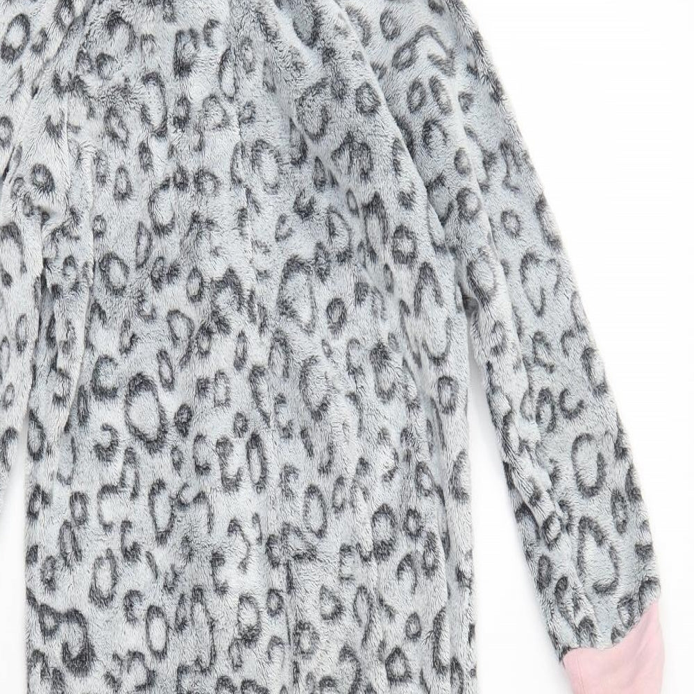 NEXT Girls Grey Animal Print One Piece
