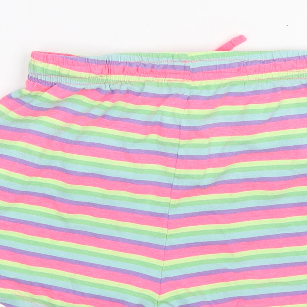 NEXT Girls Pink Striped Hot Pants Shorts Size 11 Years