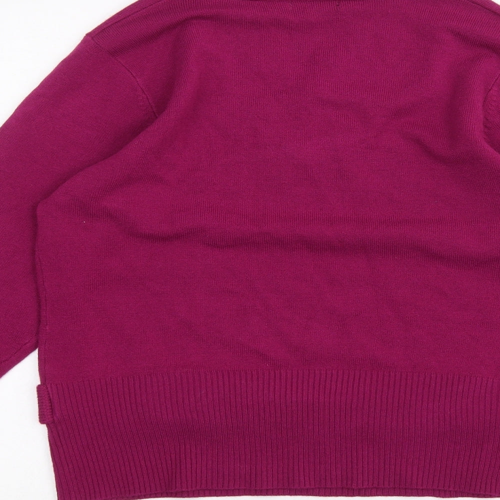CMD Womens Purple Pullover Jumper Size XL