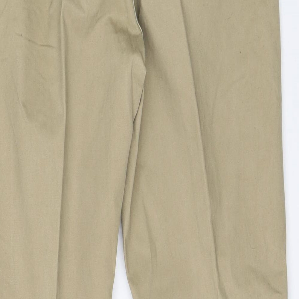Bonmarché Womens Beige Cargo Trousers Size 12 L27 in