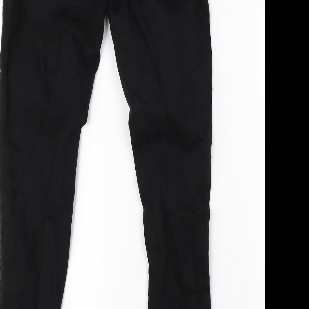 Bershka Womens Black Denim Skinny Jeans Size 6 L26 in