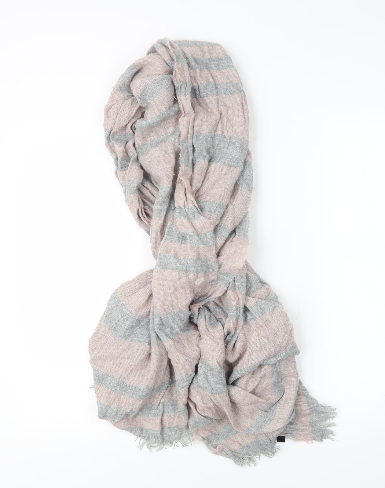 Preworn Womens Pink Knit Scarf