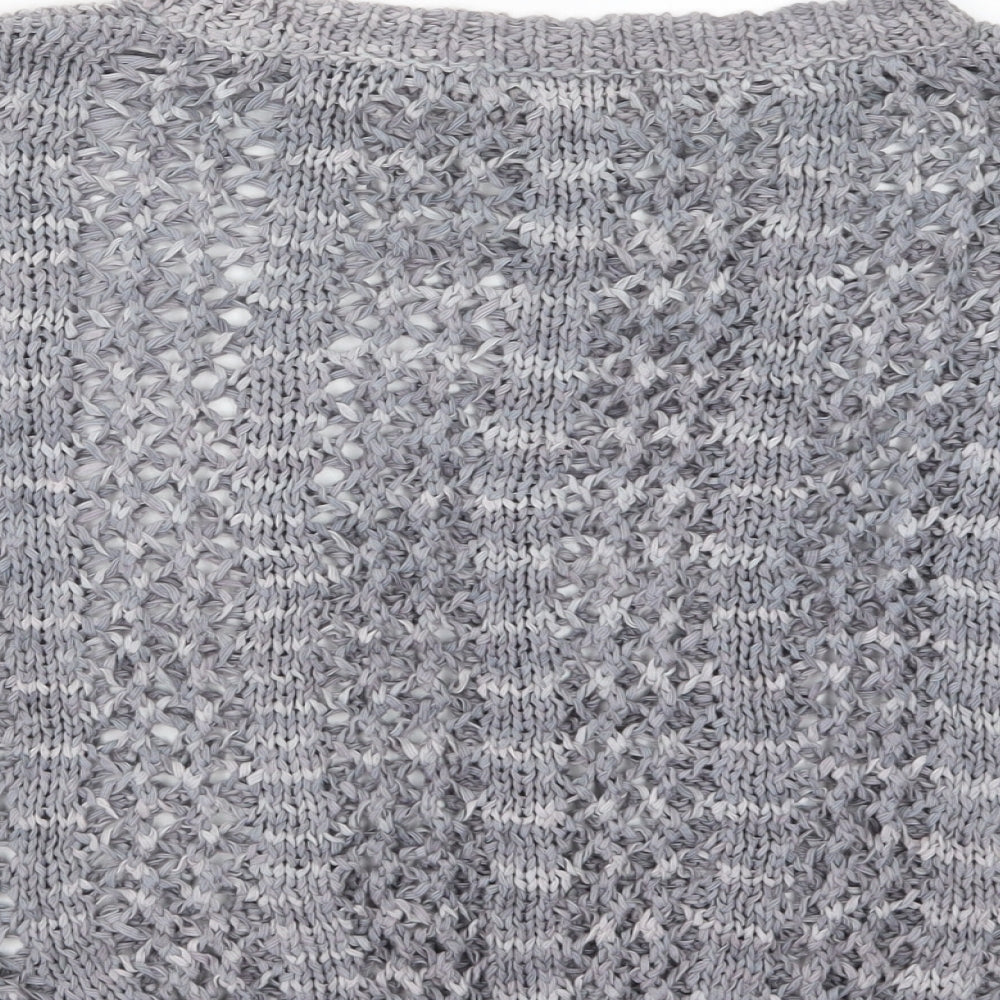 Marks and Spencer Womens Grey Knit Pullover Jumper Size 12