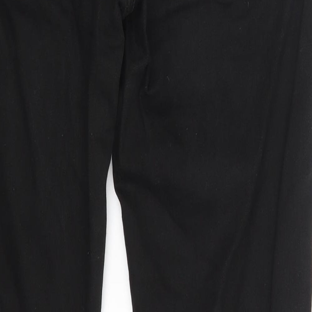 NVY Womens Black Denim Skinny Jeans Size 12 L29 in