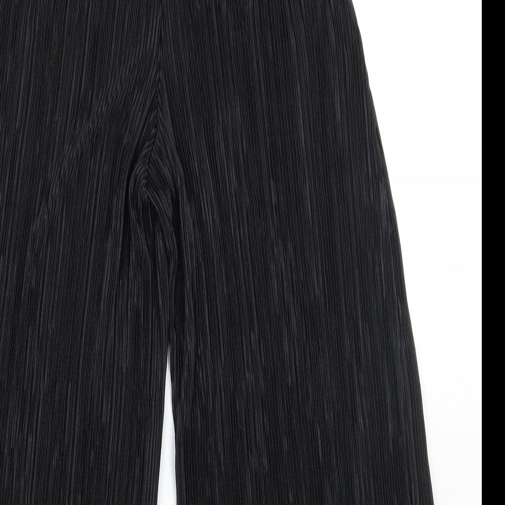 Zara Womens Black Capri Trousers Size XS L24 in