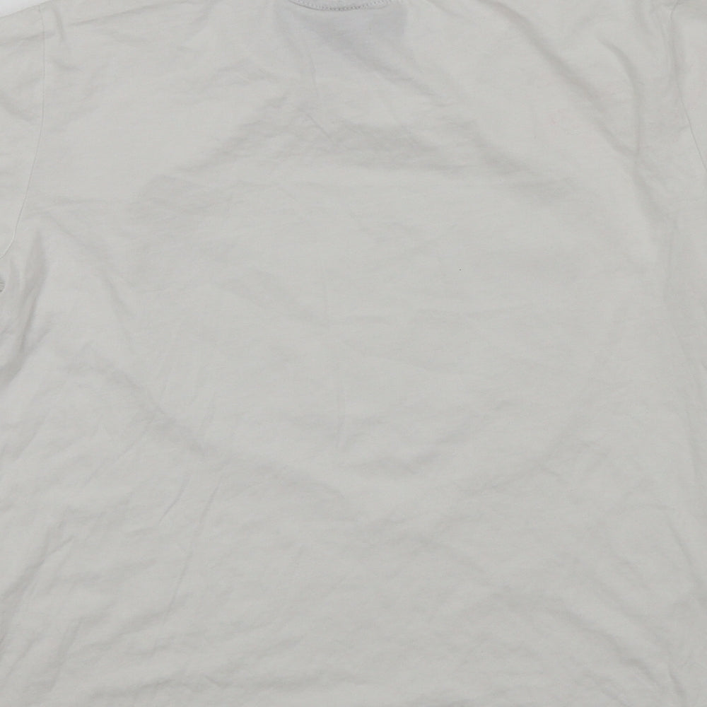 Netflix Womens White Basic T-Shirt Size S - Stranger Things