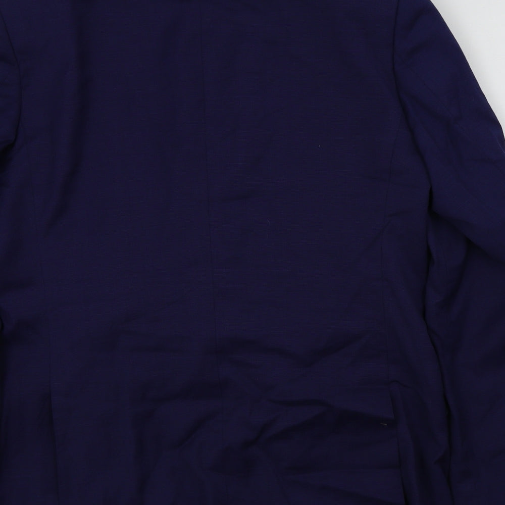M&S Mens Blue Jacket Suit Jacket Size 40