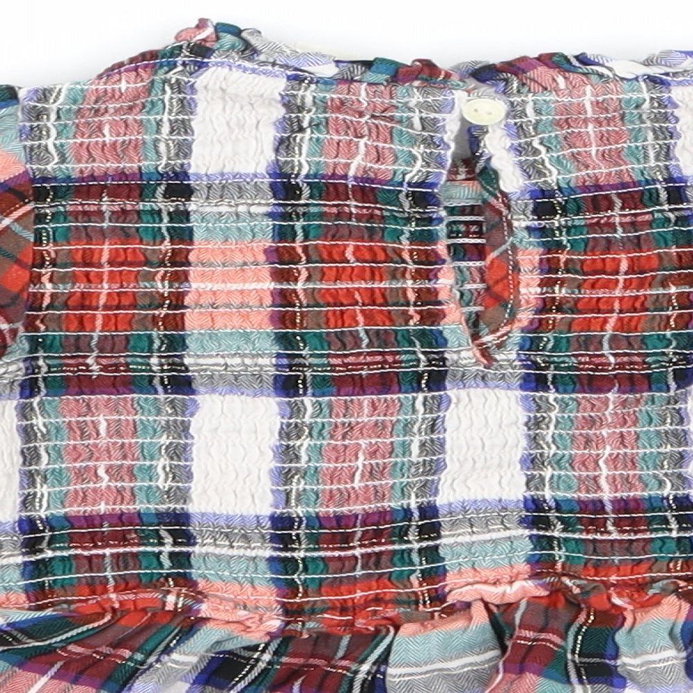 crew cuts Girls Multicoloured Check Basic Blouse Size 2 Years
