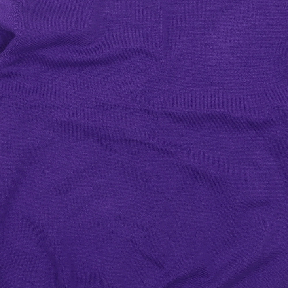 Asda George Girls Purple Cardigan Jumper Size 10-11 Years - School Cardigan