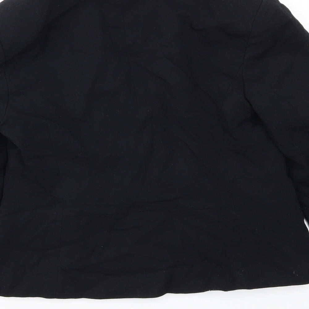M&S Womens Black Jacket Blazer Size 10