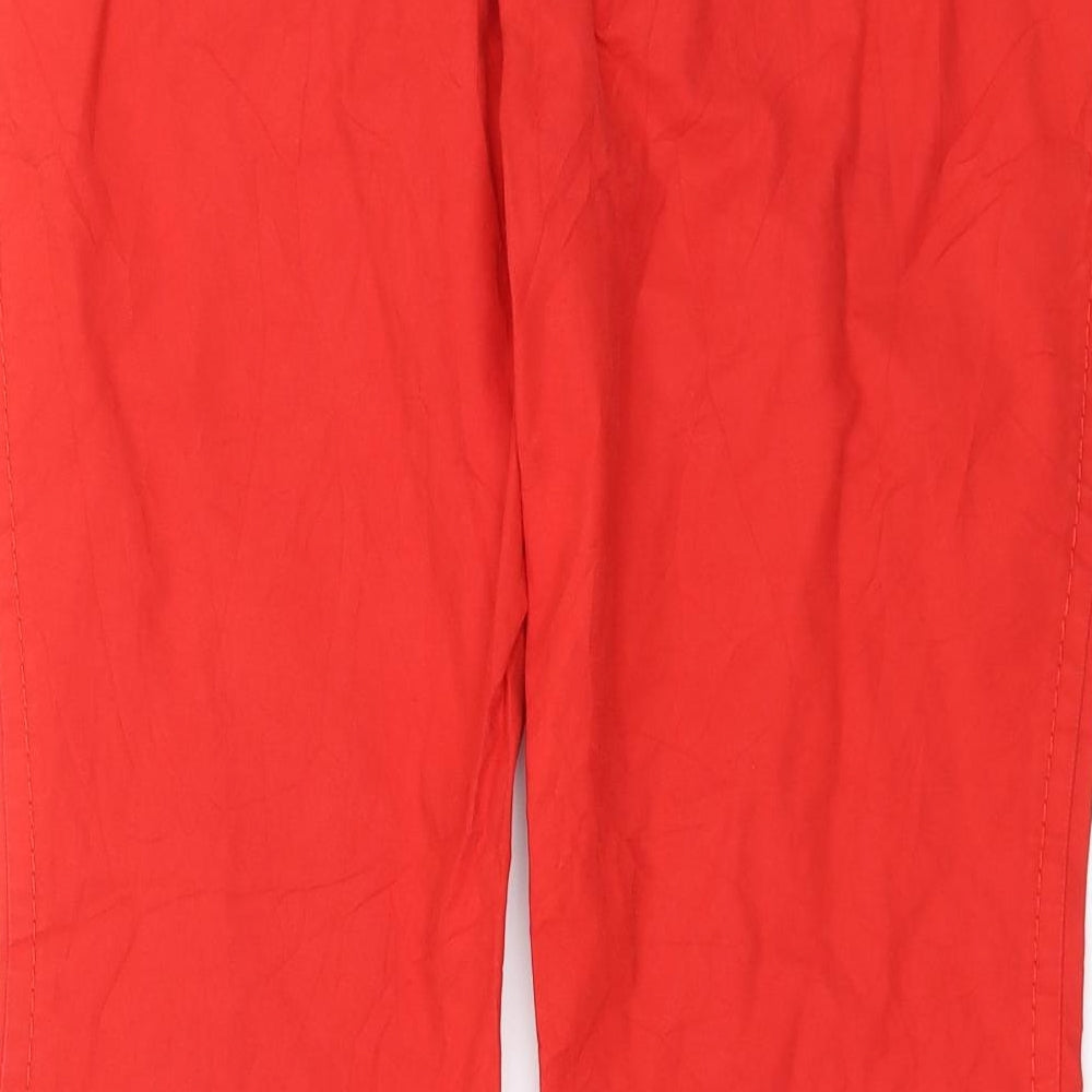 Cambio Womens Red Trousers Size 34 in L27 in