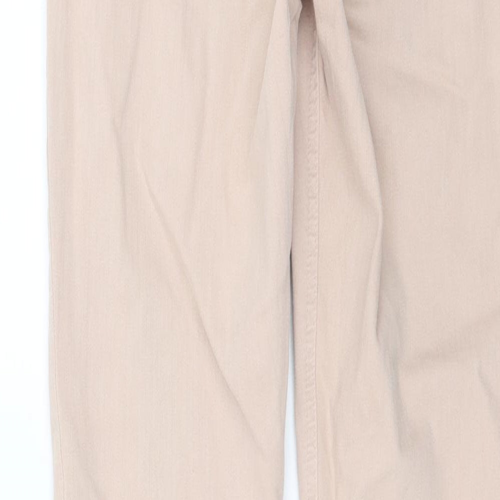 Topshop Womens Pink Denim Skinny Jeans Size 26 in L28 in