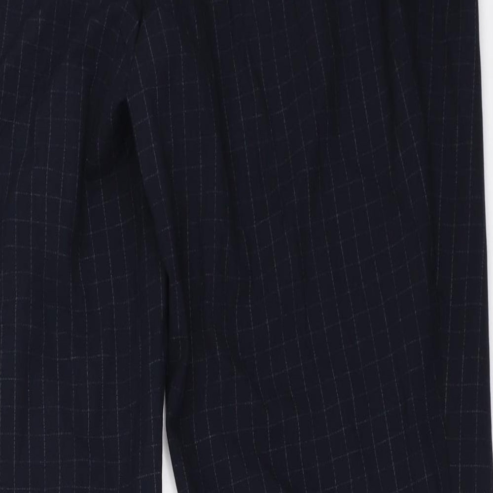 Marks and Spencer Womens Blue Trousers Size 16 L26 in