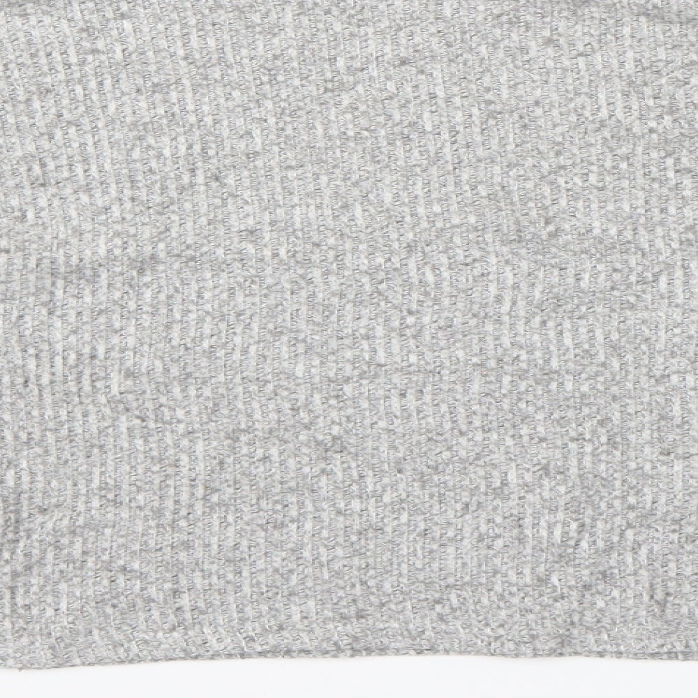 Topshop Womens Grey Basic Blouse Size 6