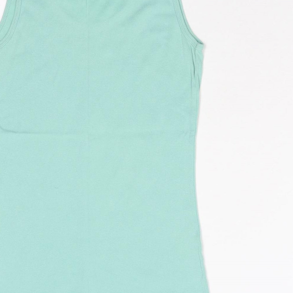 Dorothy Perkins Womens Green Basic Tank Size 12