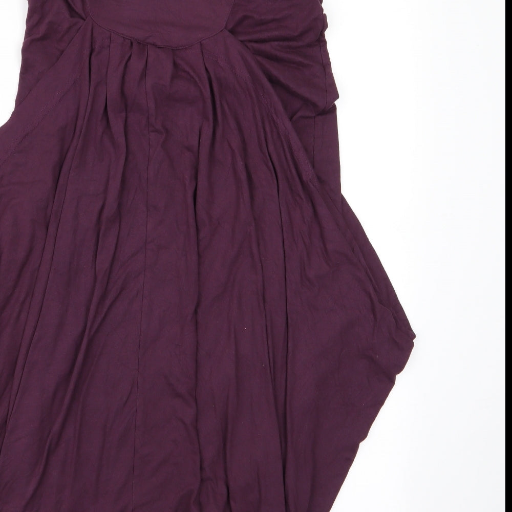 Uttman London Womens Purple Fit & Flare - Tulip Dress