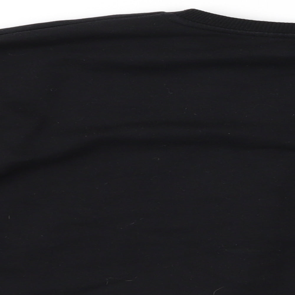 Primark Girls Black Pullover Jumper Size 12-13 Years - New York Vibes Follow Dreams