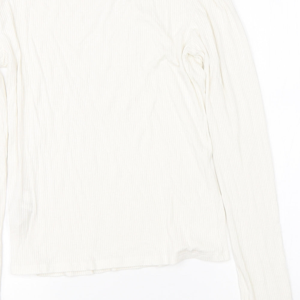 FOREVER 21 Womens White Pullover Jumper Size XL