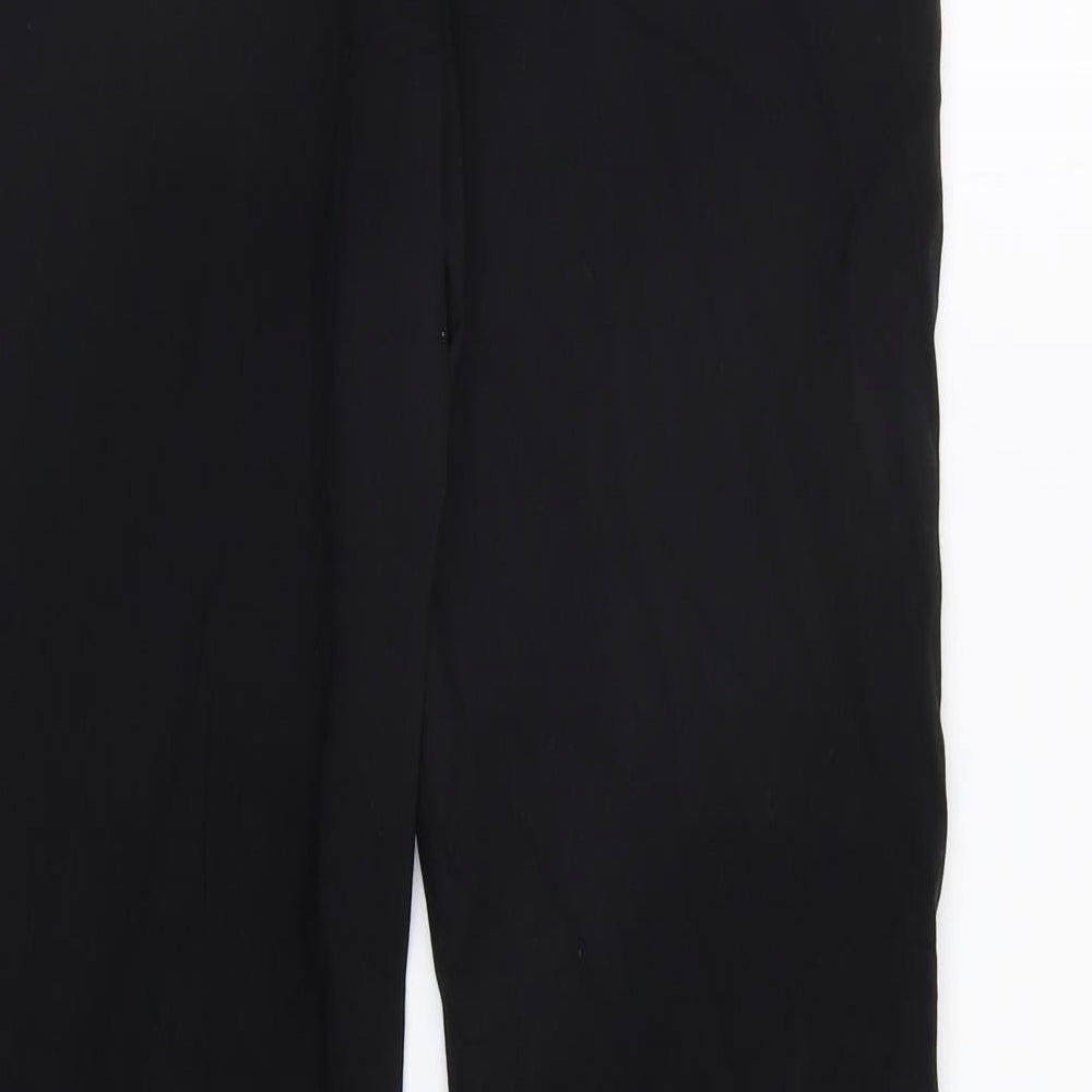 MNG Womens Black Dress Pants Trousers Size 14 L28 in