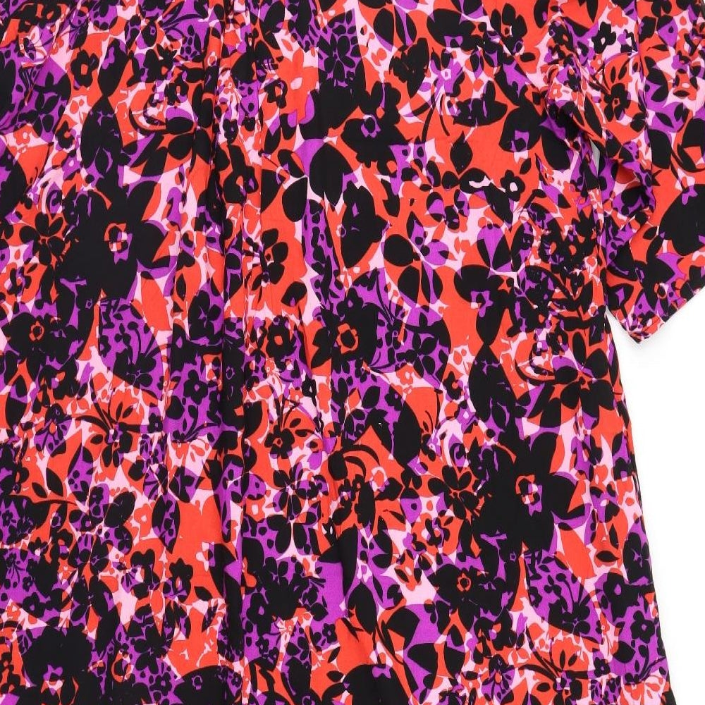 Prewotn Womens Multicoloured Floral Shift