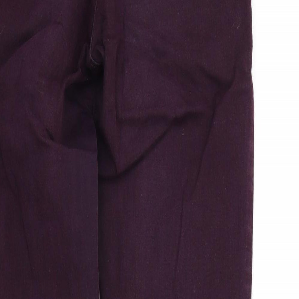 Topshop Womens Purple Skinny Jeans Size 28 L27 in