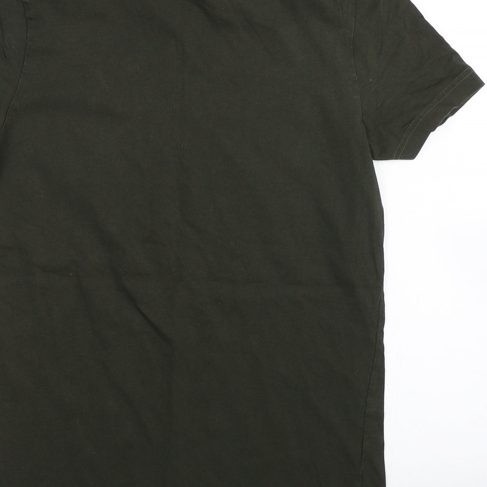 TU Womens Green Basic T-Shirt Size XS