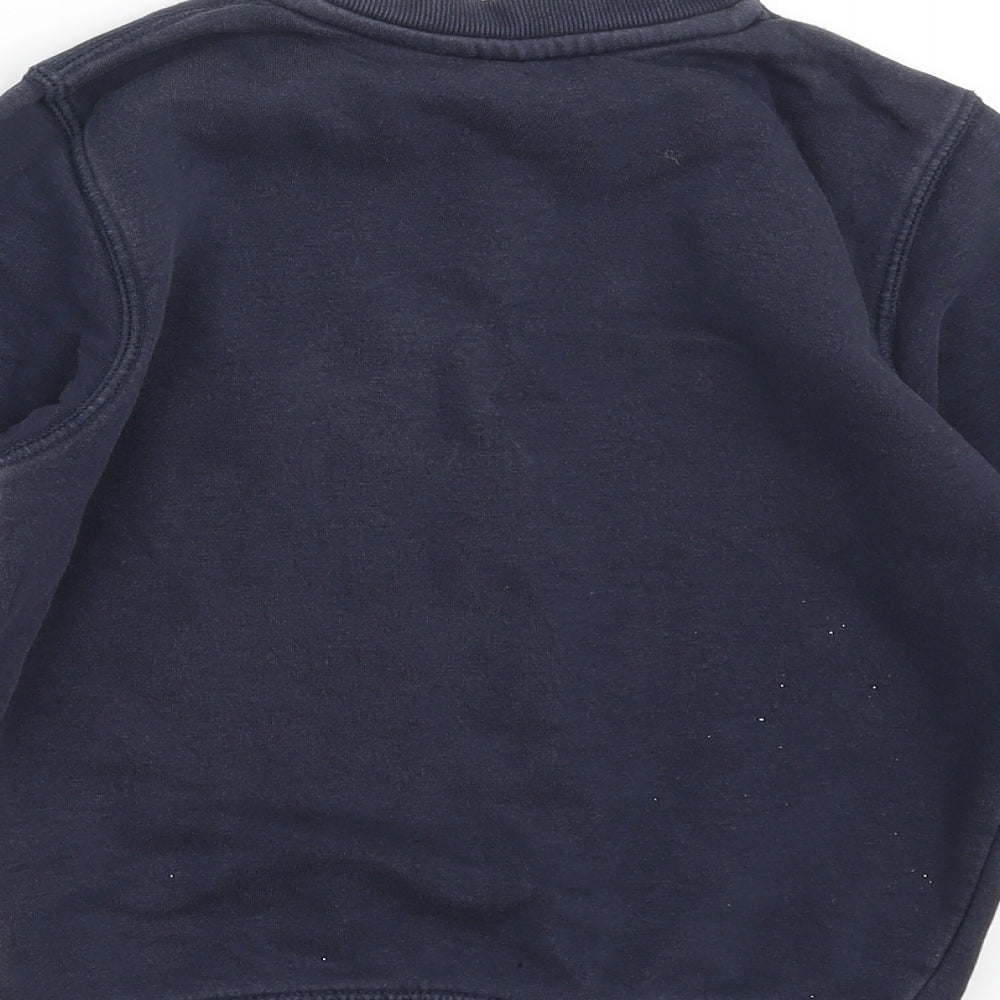 TU Boys Blue Pullover Sweatshirt Size 5 Years - school wear