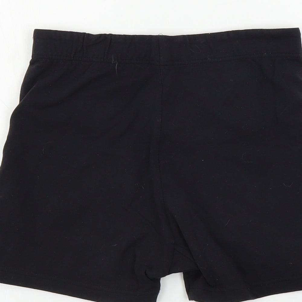 st michael Womens Black Sweat Shorts Size 12