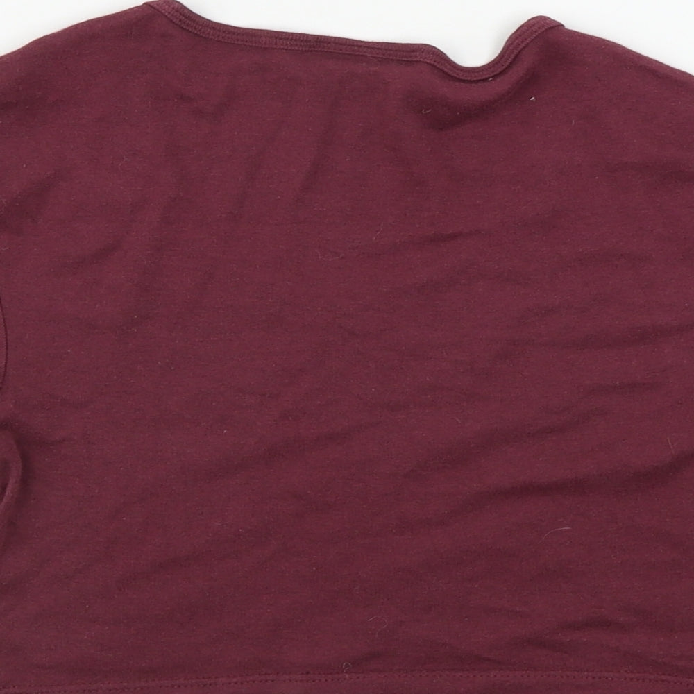 Topshop Girls Pink Basic T-Shirt Size 10 Years
