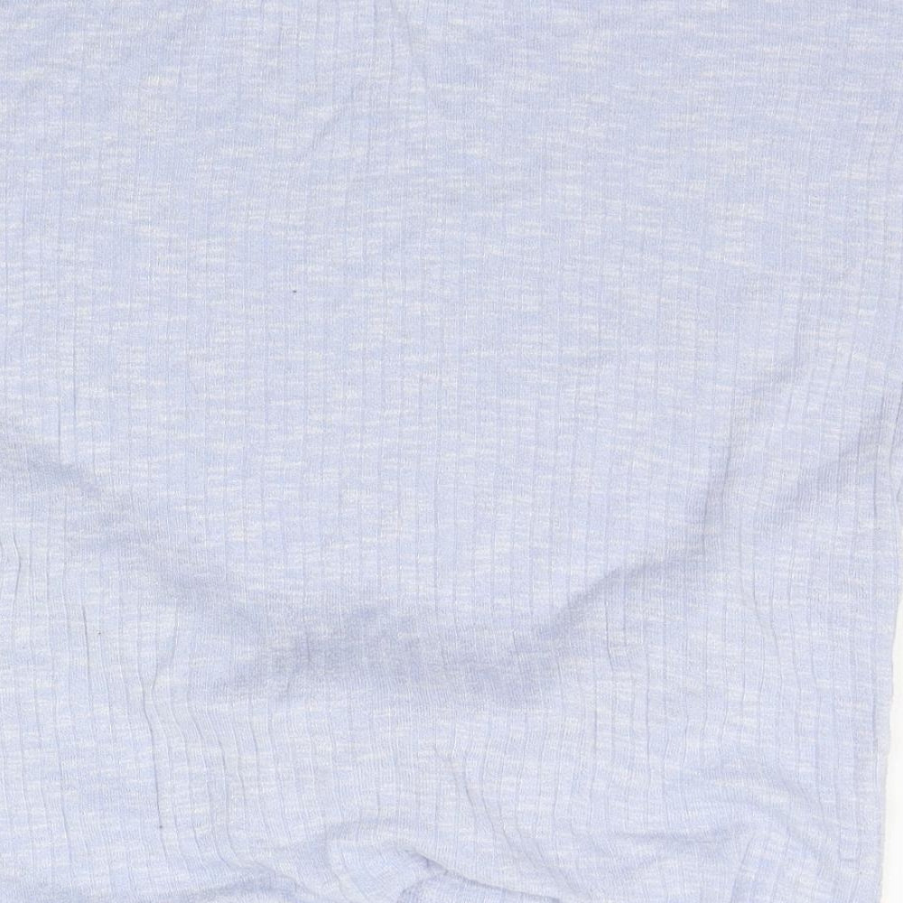New Look Womens Blue Basic T-Shirt Size M