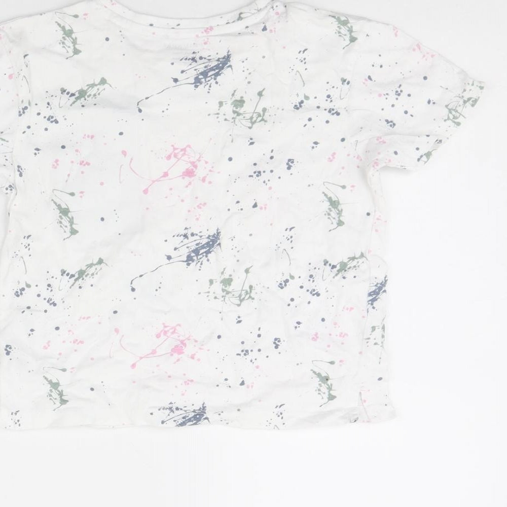 Primark Boys White Basic T-Shirt Size 5 Years