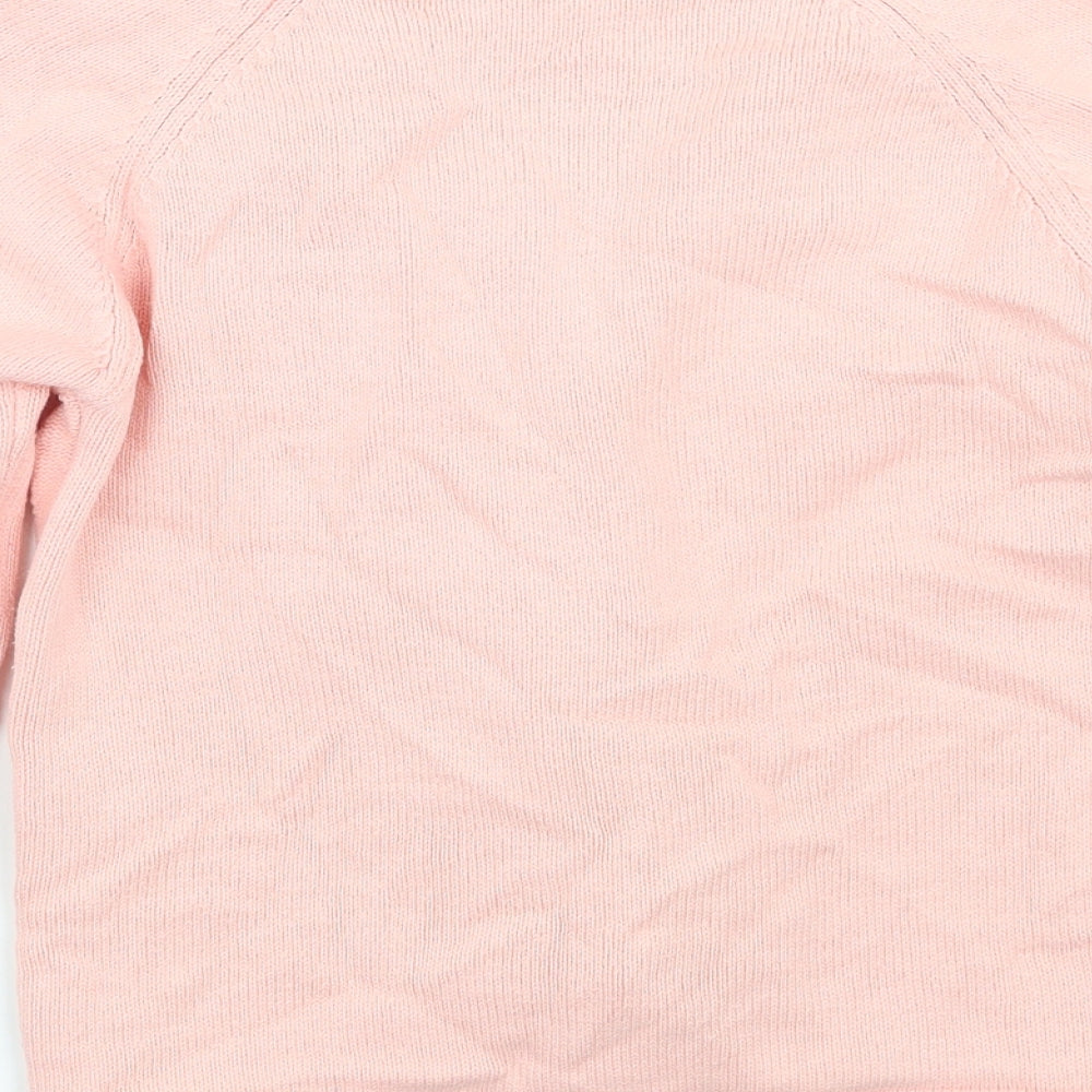 Nutmeg Mens Pink Cardigan Jumper