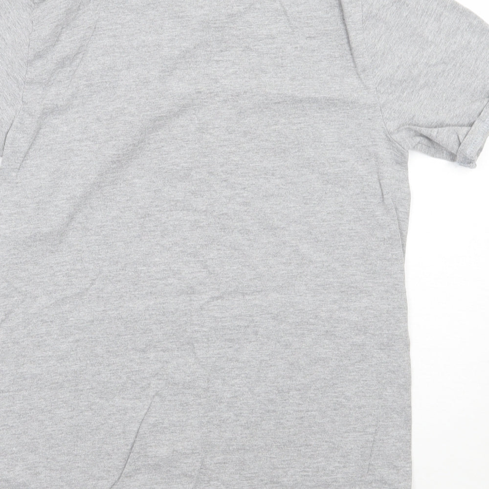 Gildan Womens Grey Basic T-Shirt Size S