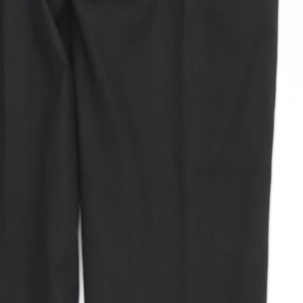 Matalan Mens Grey Striped Suit Trousers Size 34 L32 in