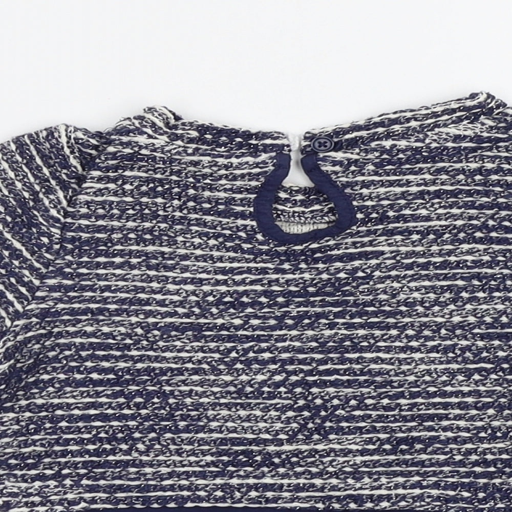 Dunnes Stores Girls Blue Pullover Jumper Size 3 Years