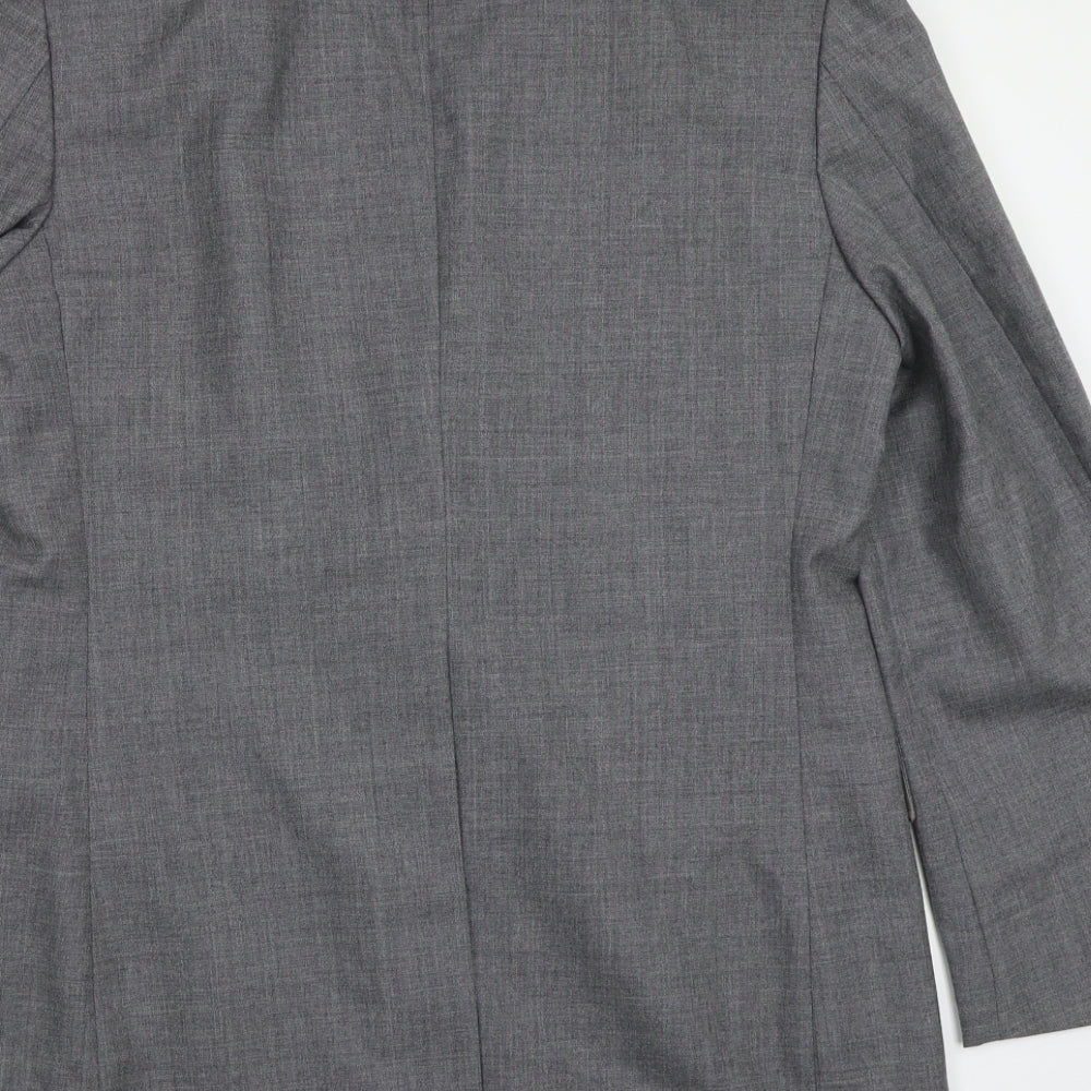 M&S Mens Grey Jacket Blazer Size 40