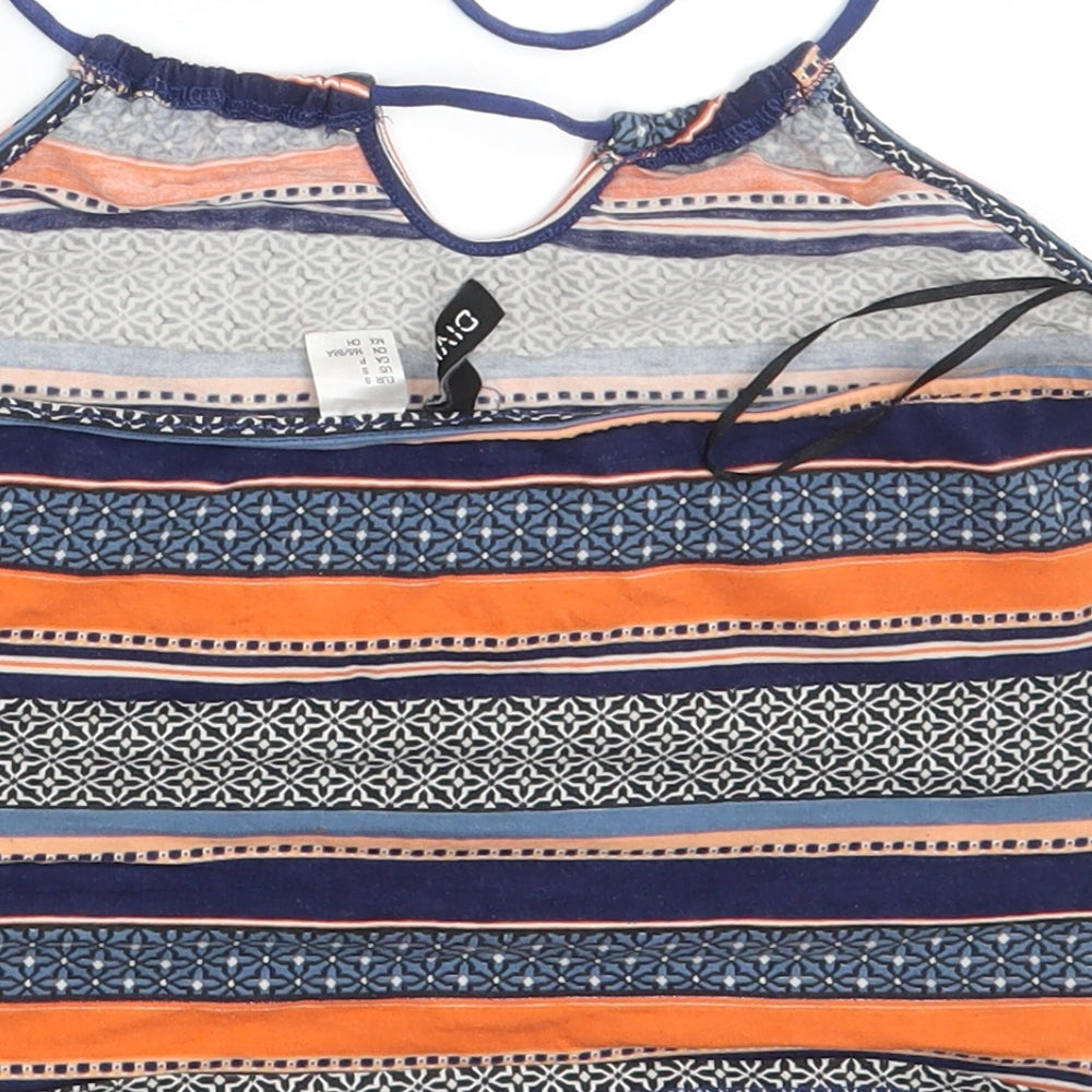 H&M Womens Multicoloured Fair Isle Basic Tank Size S