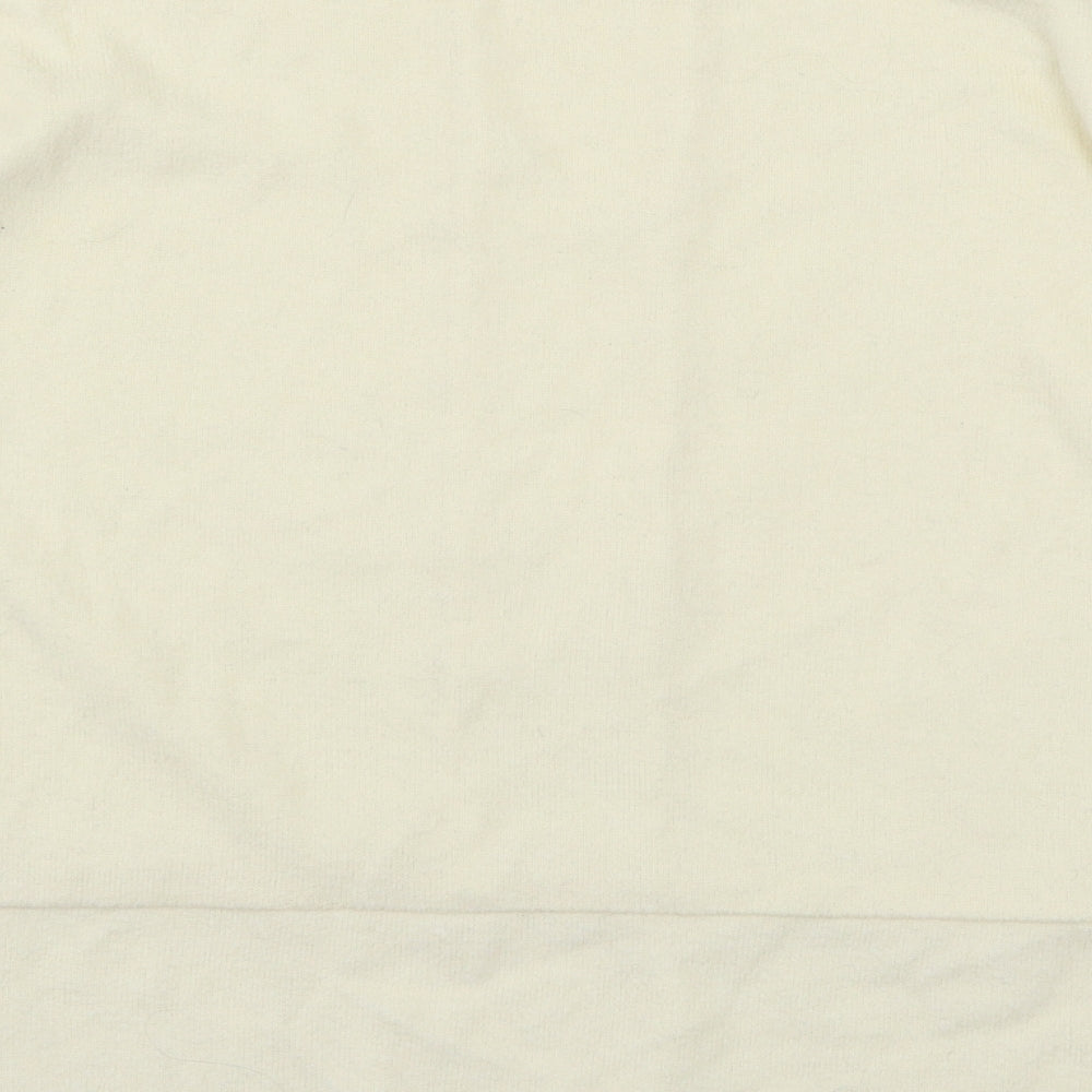 TU Womens Ivory Jersey Basic T-Shirt Size 8