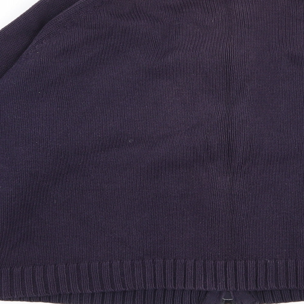 Essentials Womens Blue Full Zip Jumper Size 16