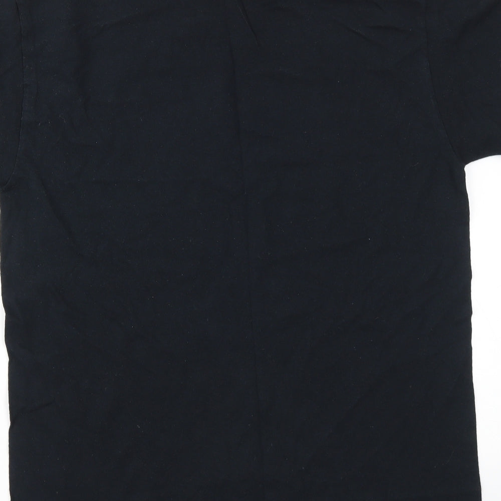 Gildan Mens Black T-Shirt Size M