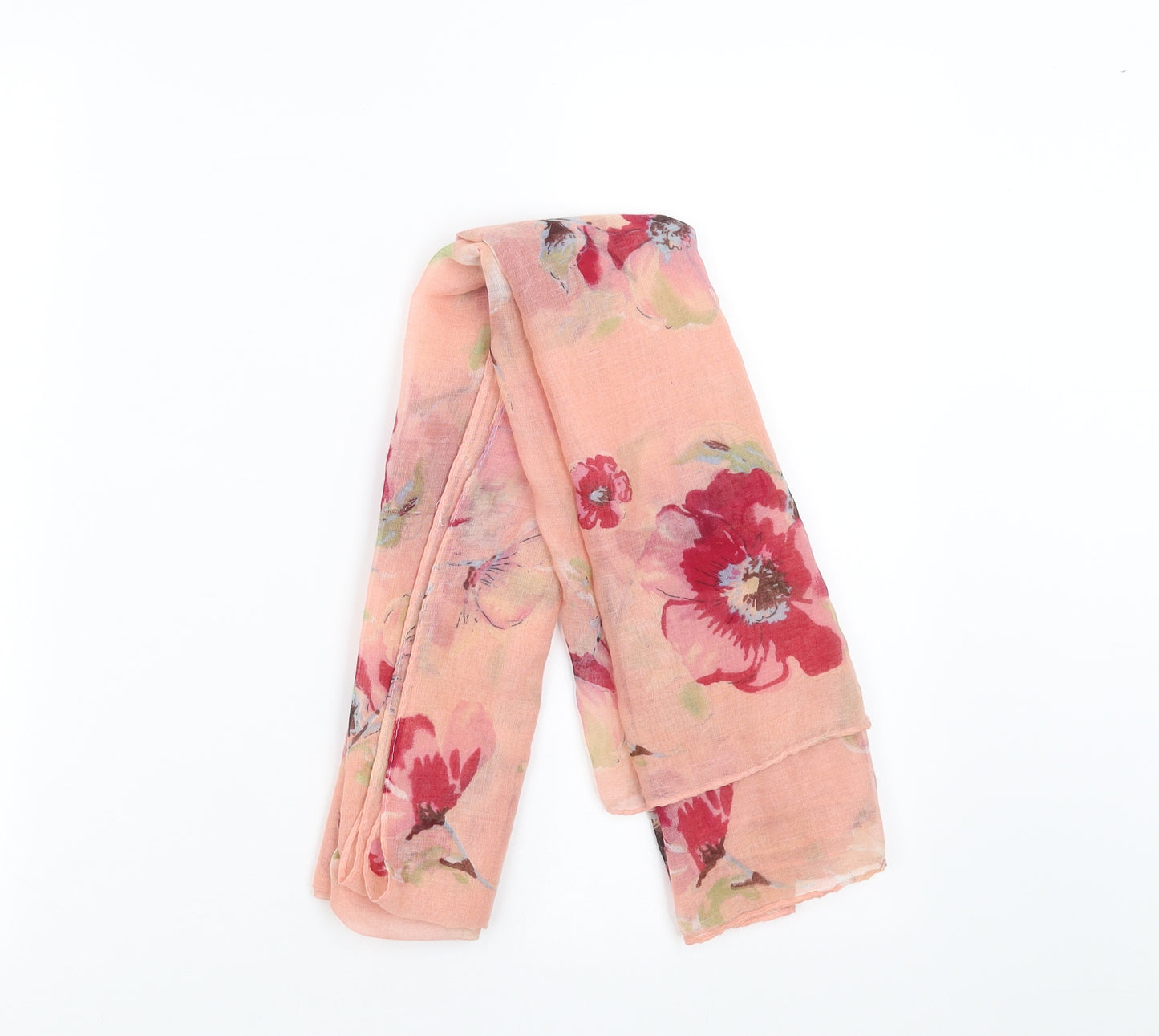 IVYS Womens Pink Floral Scarf