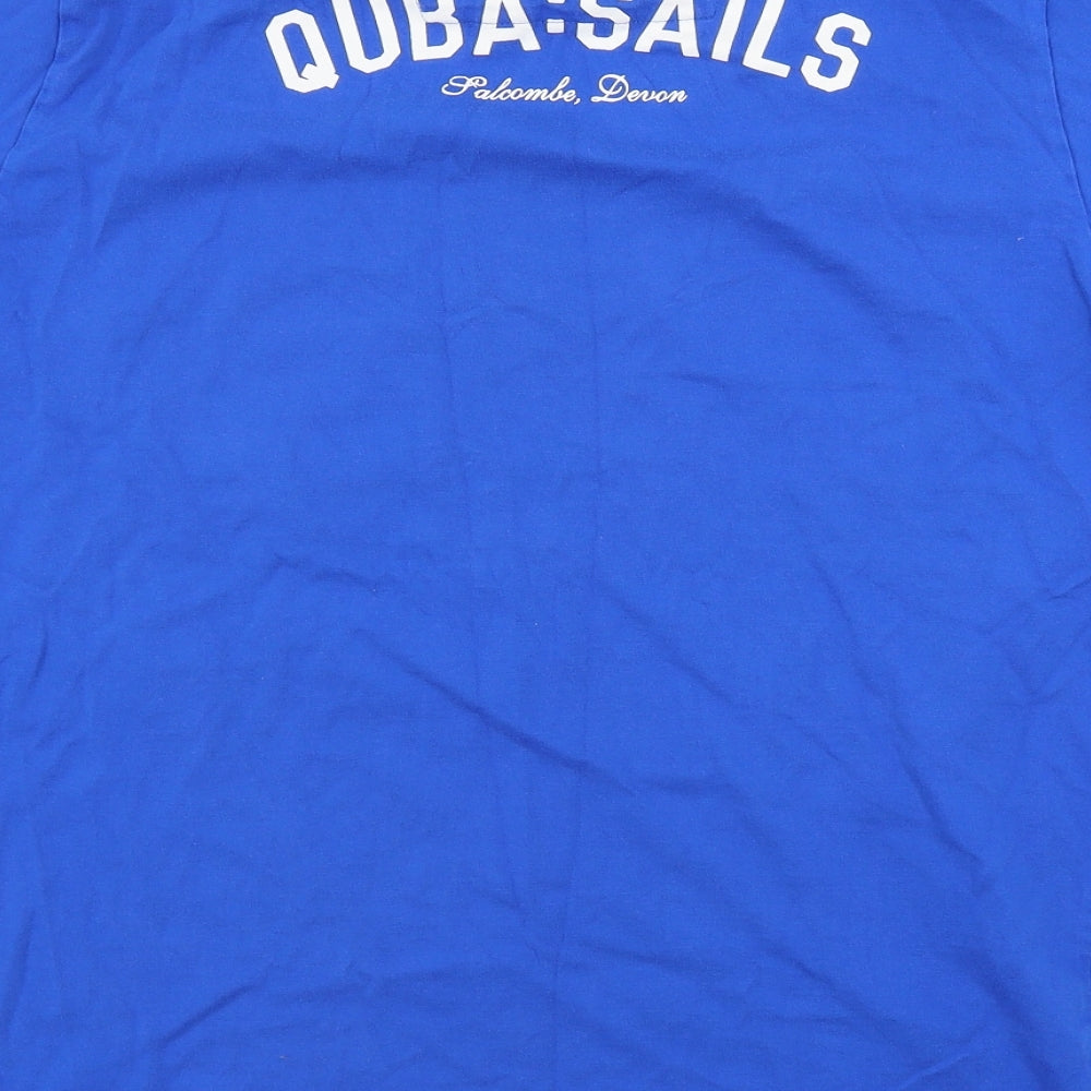 Quba Sails Mens Blue T-Shirt Size L